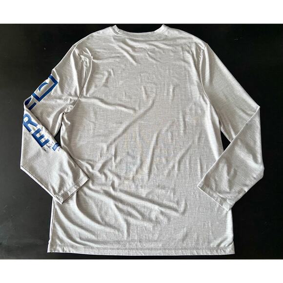 HURLEY Gray Long Sleeve Rash Guard w/Sleeve Graphics Mens sz XL - Picture 5 of 9